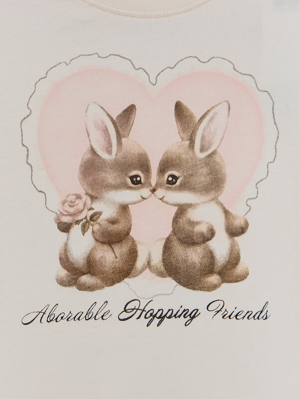 MARK FORMELLE Комплект 581808 567735 молочный +зайчики на розовом