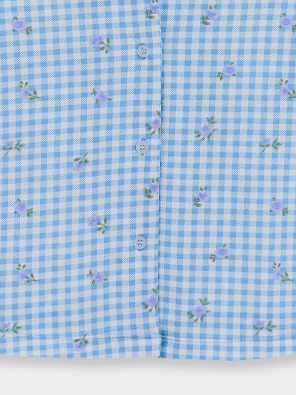 MARK FORMELLE Комплект 581812 567745 голубая клетка с цветами