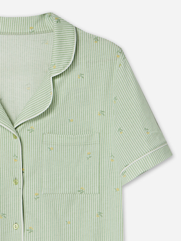 MARK FORMELLE Костюм 581817 592505-1 цветы на зеленой полоске