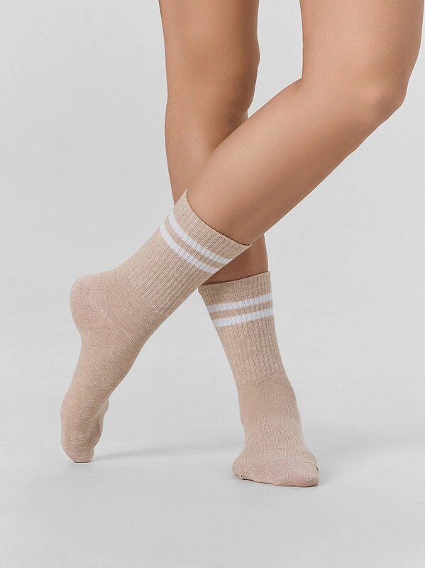 MARK FORMELLE Женские носки 581820 217K-574 бежевый меланж