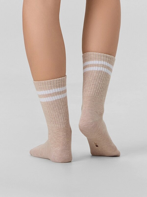 MARK FORMELLE Женские носки 581820 217K-574 бежевый меланж