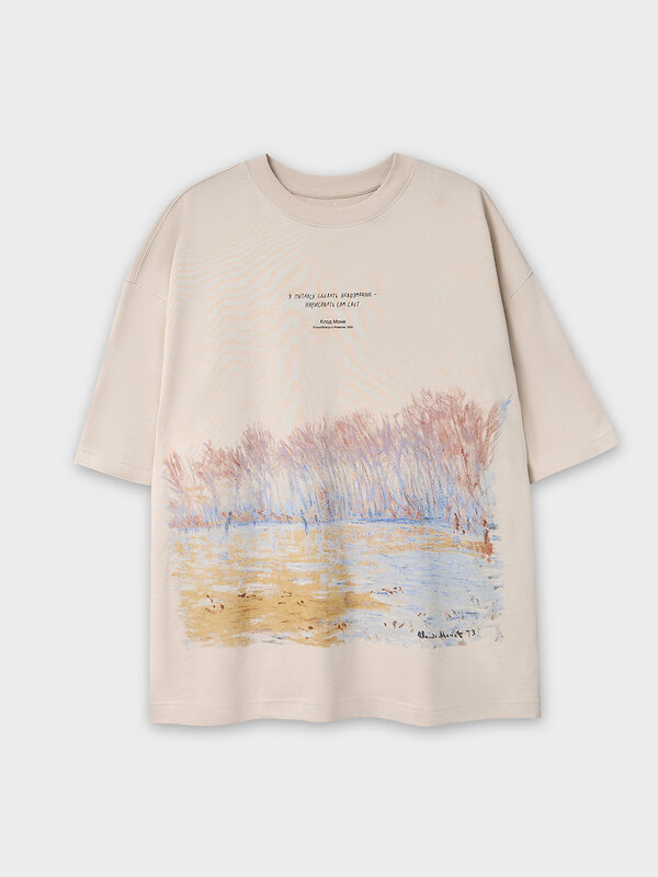 MARK FORMELLE Футболка 581858 111892 жемчужный +печать