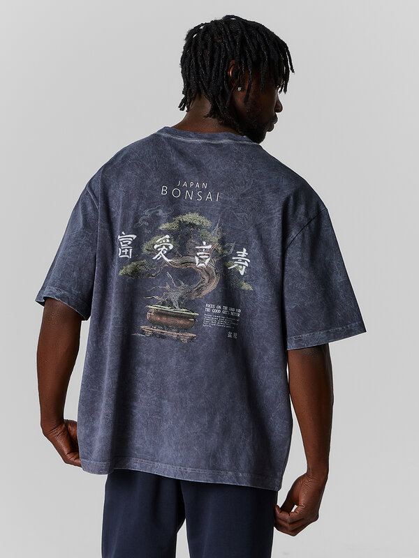 MARK FORMELLE Футболка 581859 111899 ACID WASH графит +печать