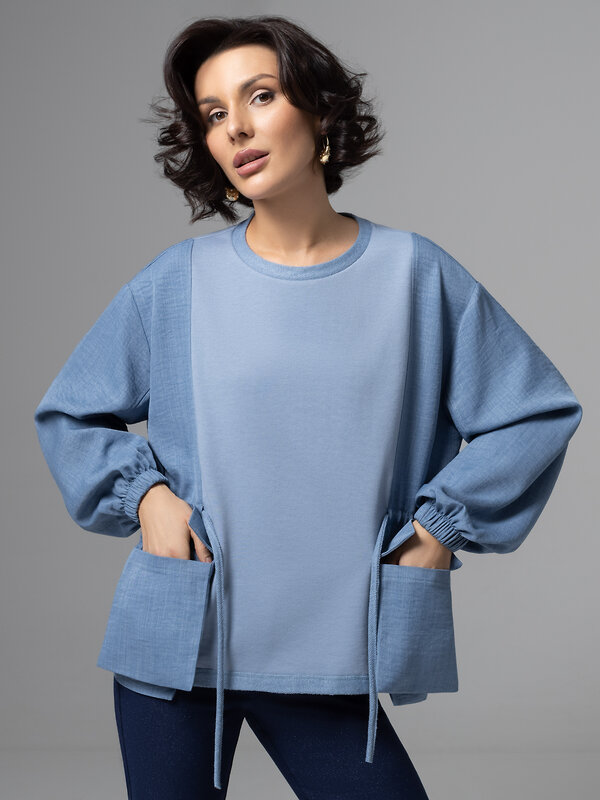 CHARUTTI Свитшот 581862 12574 Голубой