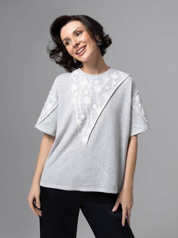 CHARUTTI Футболка 581868 12559 Серый