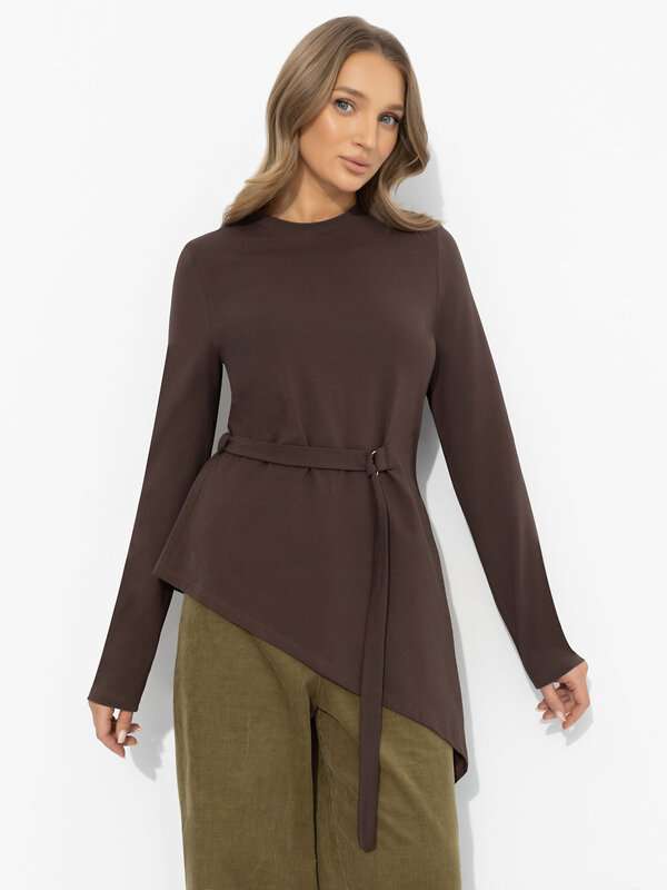 CHARUTTI Лонгслив 581869 12606 Коричневый
