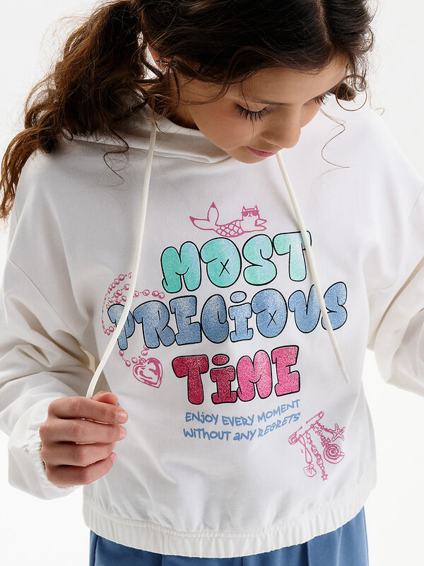 PELICAN Толстовка 581886 GFNJ3389 Молочный