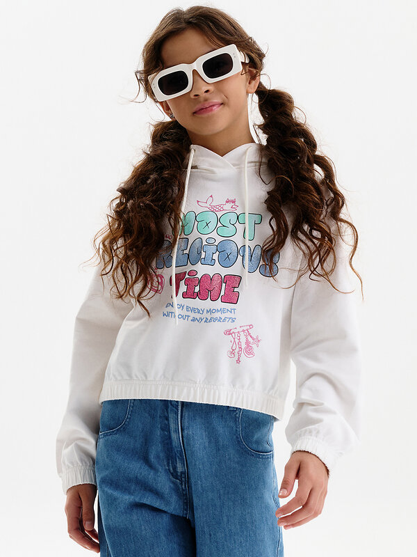 PELICAN Толстовка 581886 GFNJ3389 Молочный