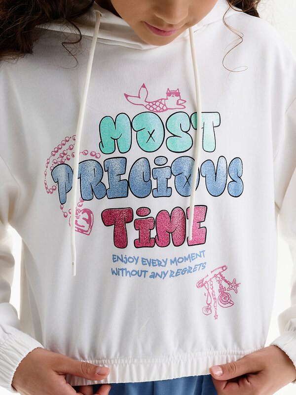 PELICAN Толстовка 581886 GFNJ3389 Молочный