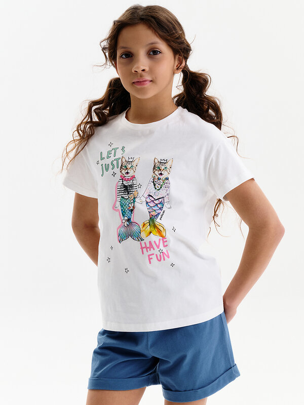 PELICAN Футболка 581888 GFT3389/1 Молочный