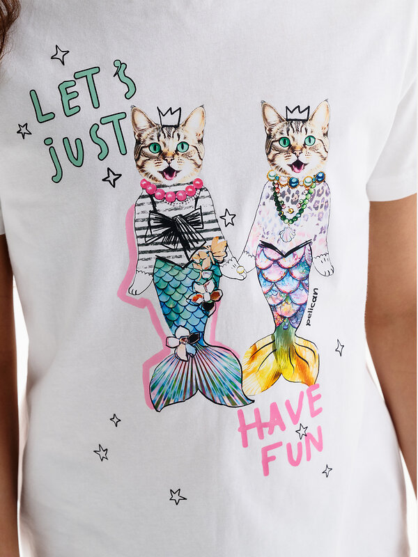 PELICAN Футболка 581888 GFT3389/1 Молочный