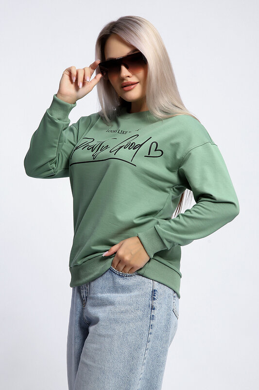 Натали Толстовка 581910 80048 фисташка