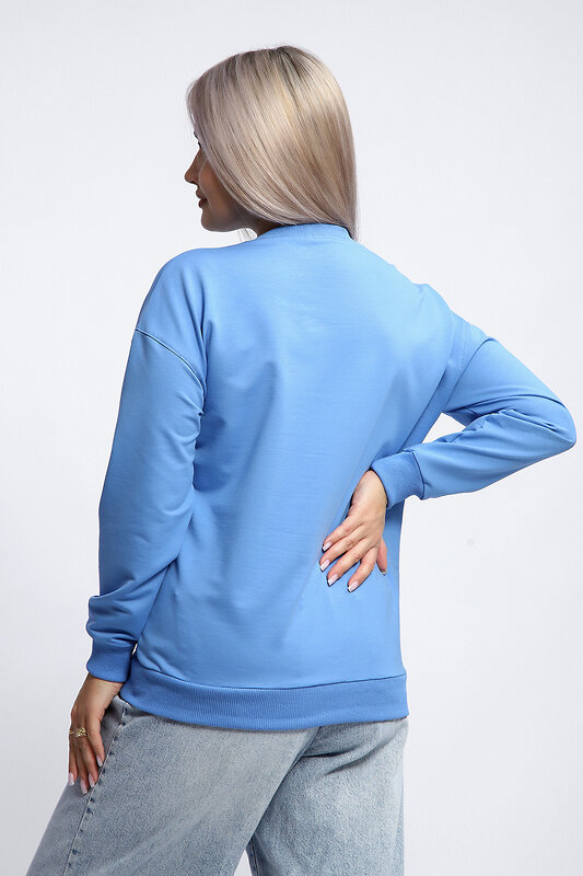 Натали Толстовка 581912 80048 голубой