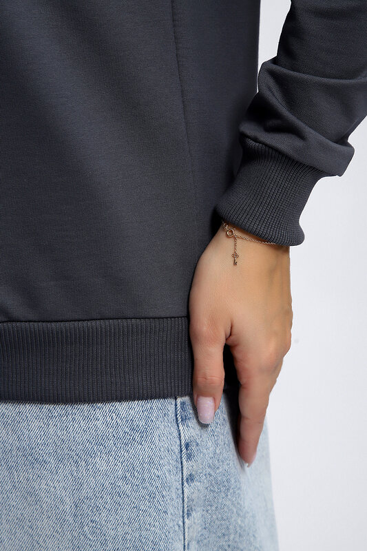 Натали Толстовка 581914 80048 темно-серый