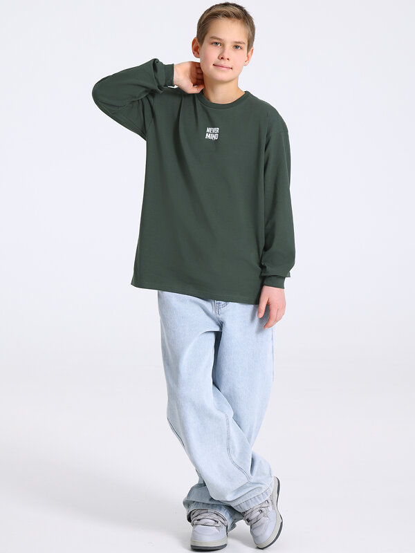 Апрель Лонгслив 581915 1ПДЛД4962804 оливковый