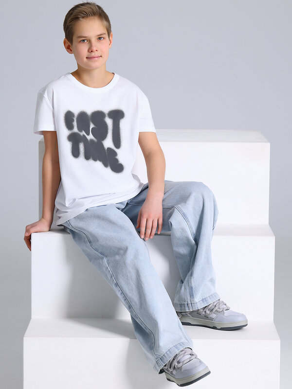 Апрель Футболка 581916 1ПДФК4518001 белый