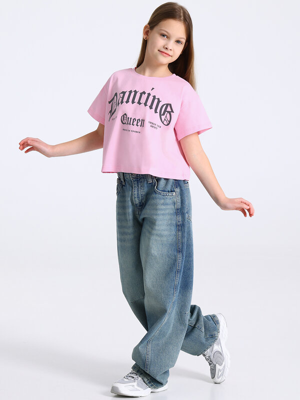 Апрель Футболка 581919 1ДДФК4696001 светло-розовый