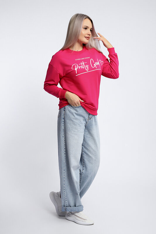 Натали Толстовка 581921 80048 фуксия