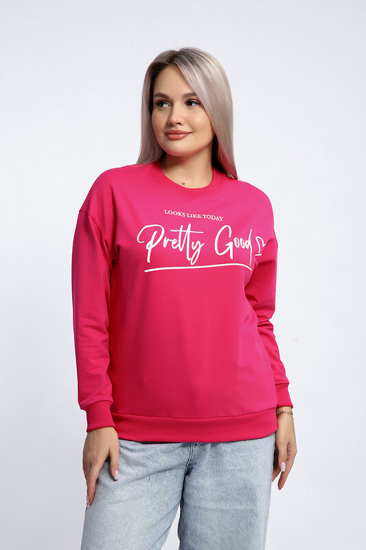 Натали Толстовка 581921 80048 фуксия