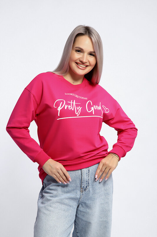 Натали Толстовка 581921 80048 фуксия