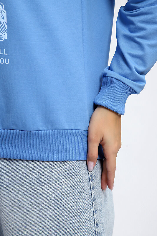 Натали Толстовка 581924 80047 голубой