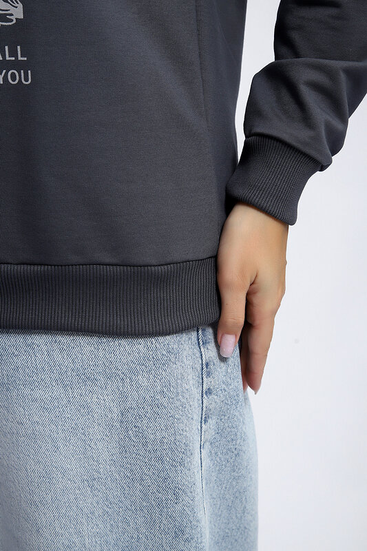 Натали Толстовка 581925 80047 темно-серый