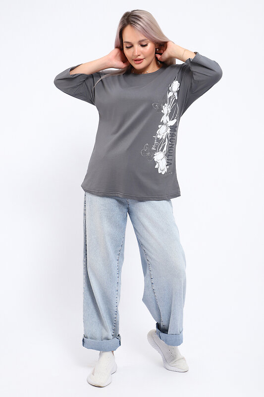 Натали Туника 581931 80045 серый