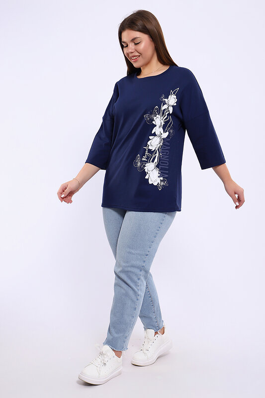 Натали Туника 581932 80045 темно-синий
