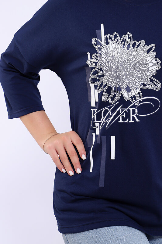 Натали Туника 581935 80044 темно-синий