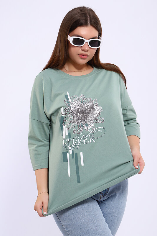 Натали Туника 581940 80044 фисташка