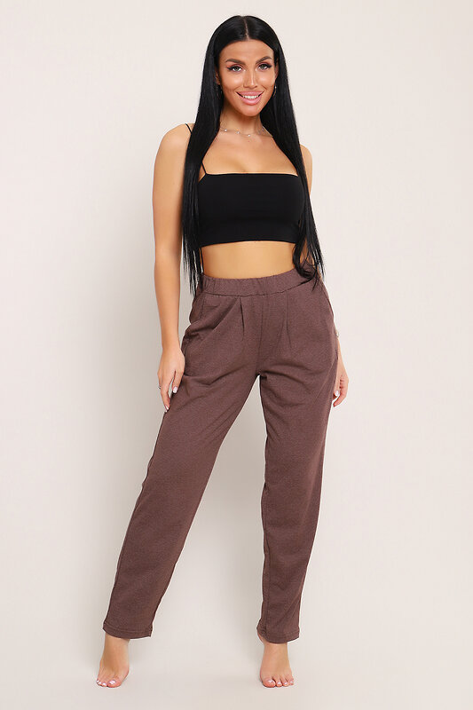 Натали Брюки 581945 80042 коричневый