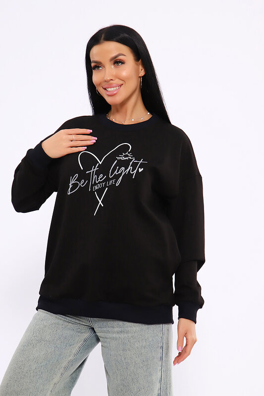 Натали Толстовка 581957 80040 черный