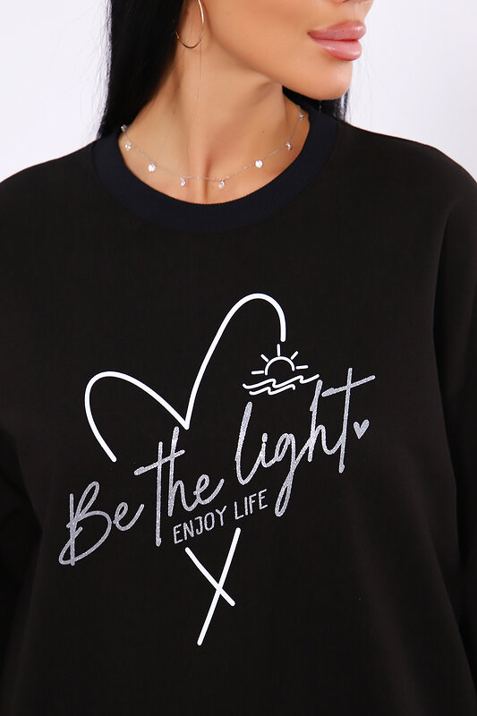 Натали Толстовка 581957 80040 черный