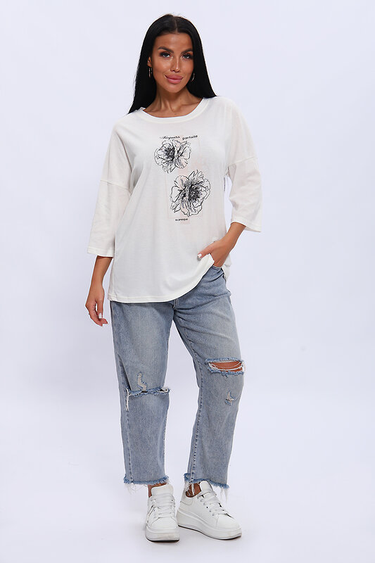 Натали Туника 581960 80038 молочный