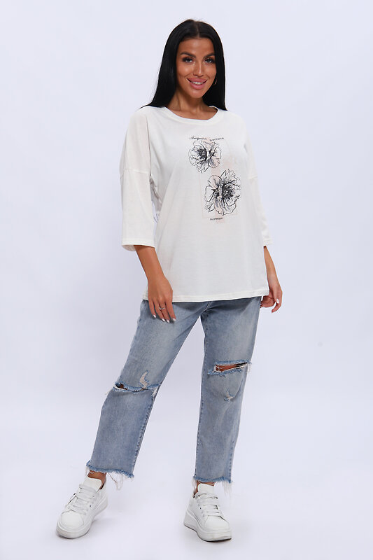 Натали Туника 581960 80038 молочный