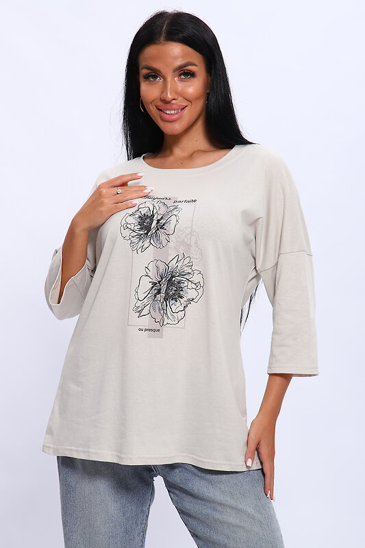 Натали Туника 581963 80038 нежно-оливковый