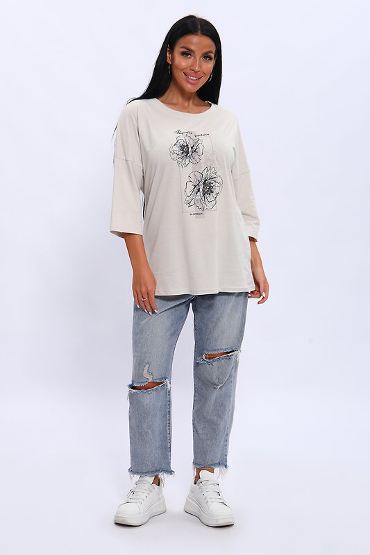 Натали Туника 581963 80038 нежно-оливковый