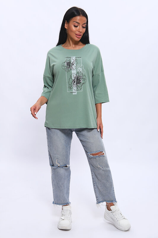 Натали Туника 581964 80038 фисташка