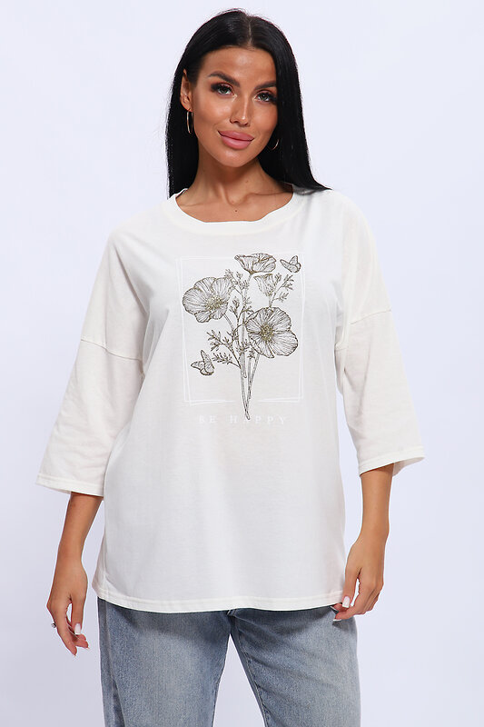 Натали Туника 581967 80037 молочный