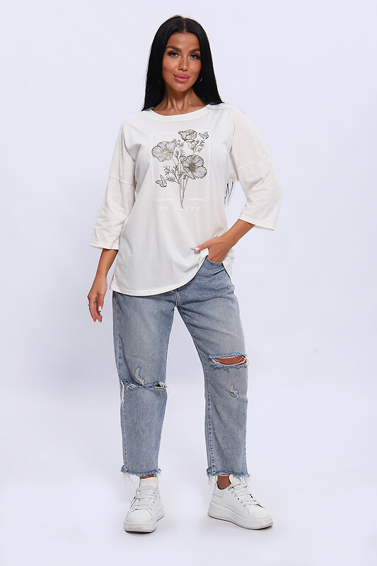 Натали Туника 581967 80037 молочный