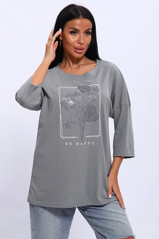 Натали Туника 581968 80037 серый