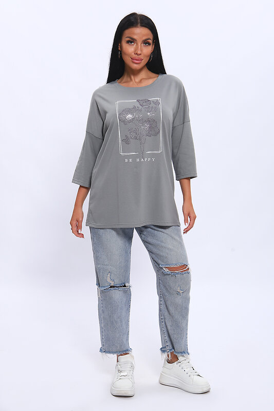 Натали Туника 581968 80037 серый