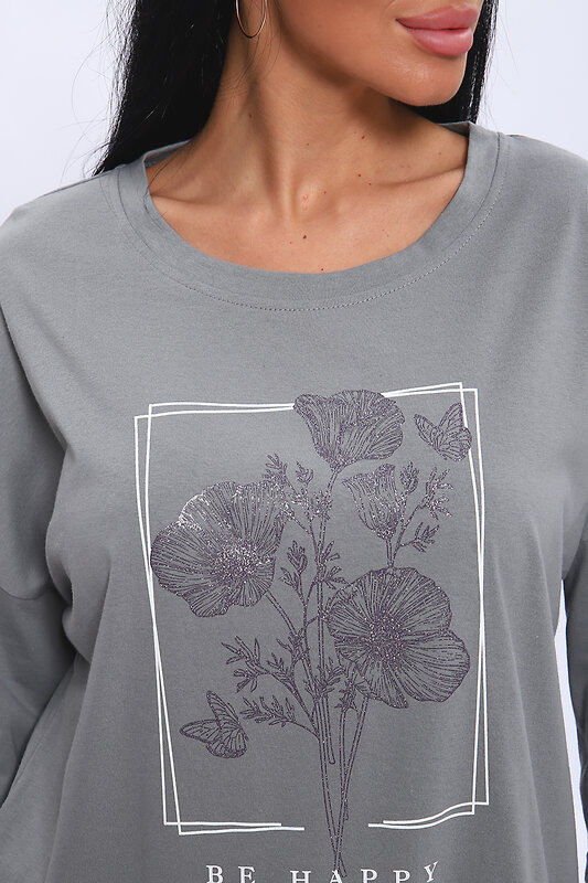 Натали Туника 581968 80037 серый