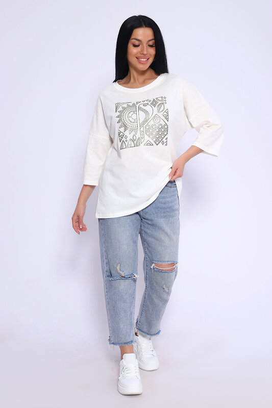 Натали Туника 581976 80030 молочный