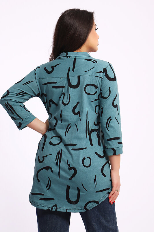 Натали Туника 581986 24231 тёмно-зелёный