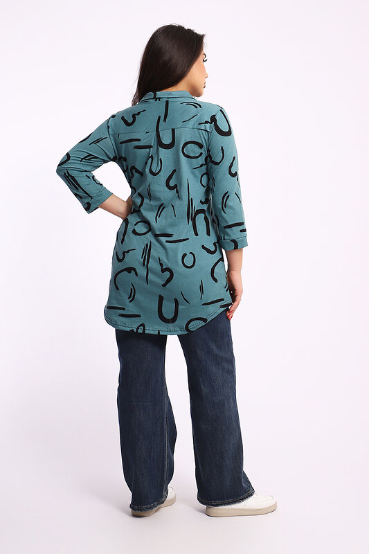 Натали Туника 581986 24231 тёмно-зелёный