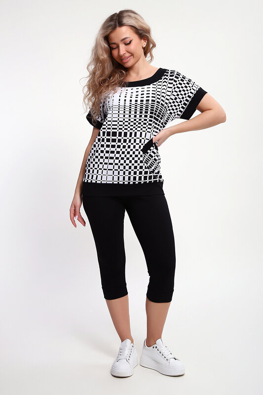 Натали Костюм 581993 Костюм Телец бело-черный