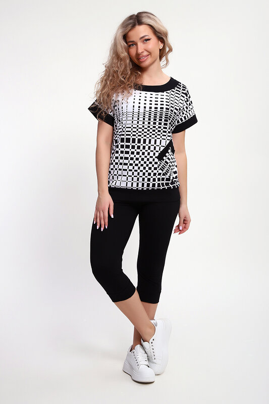 Натали Костюм 581993 Костюм Телец бело-черный