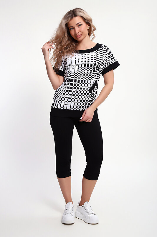 Натали Костюм 581993 Костюм Телец бело-черный