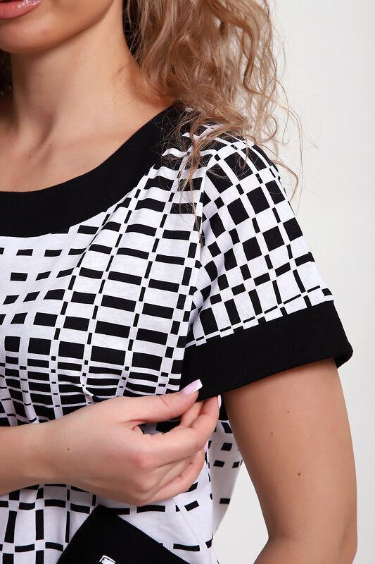 Натали Костюм 581993 Костюм Телец бело-черный